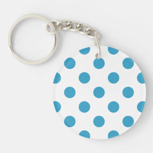 Cercles Pois bleu paon