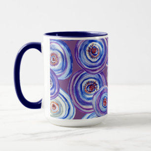 Cercles pourpres Mug combo