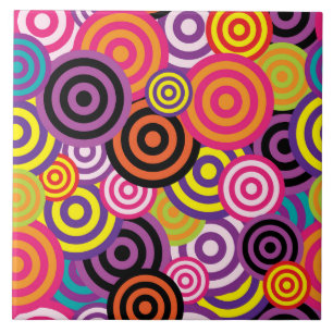 cercles psychédéliques carreaux céramique