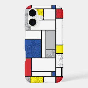 Cercles Rétro Mondrial Minimaliste De Stijl Mod Ar