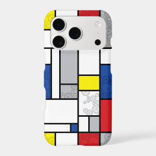 Cercles Rétro Mondrial Minimaliste De Stijl Mod Ar