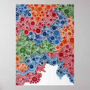 Cercles Spherescape Peinture Imprimer Poster Art