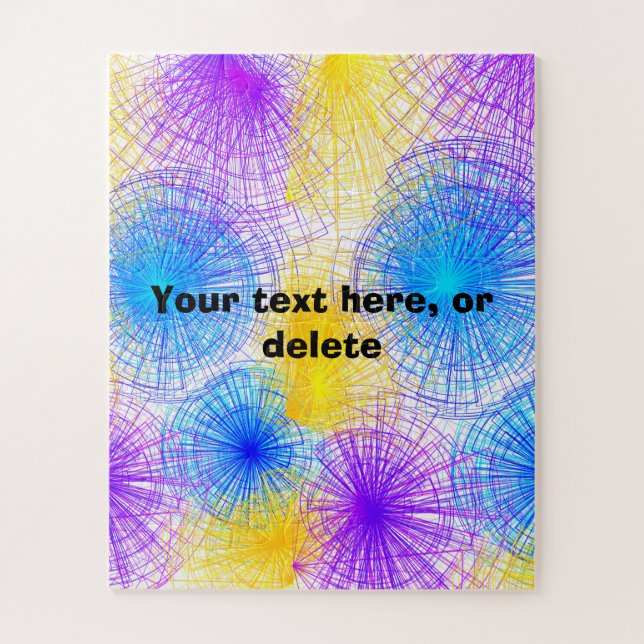 Cercles spiraux cool Puzzle (Vertical)