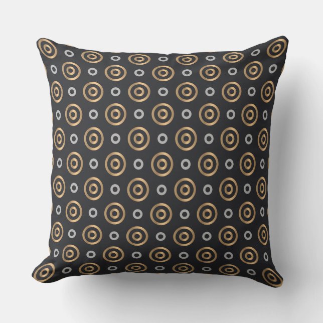 Cercles vintages coussin extérieur (Recto)