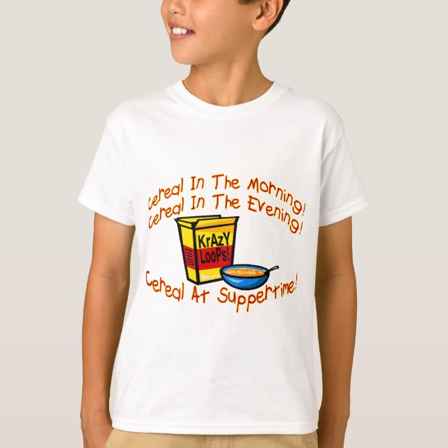 Cereal All The Time T-Shirt (Front)