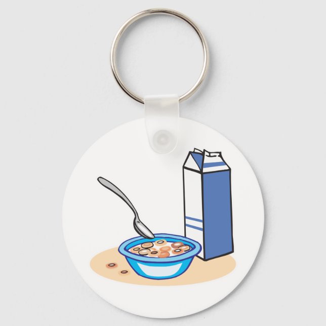 cereal and milk keychain (Front)