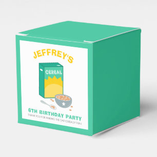 Cereal Birthday Party Favor Box