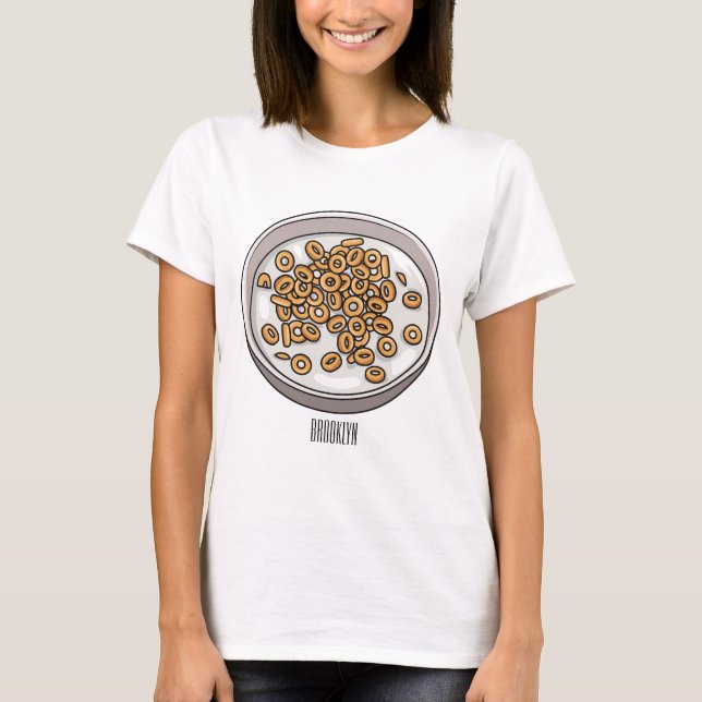 Cereal cartoon illustration  T-Shirt (Front)