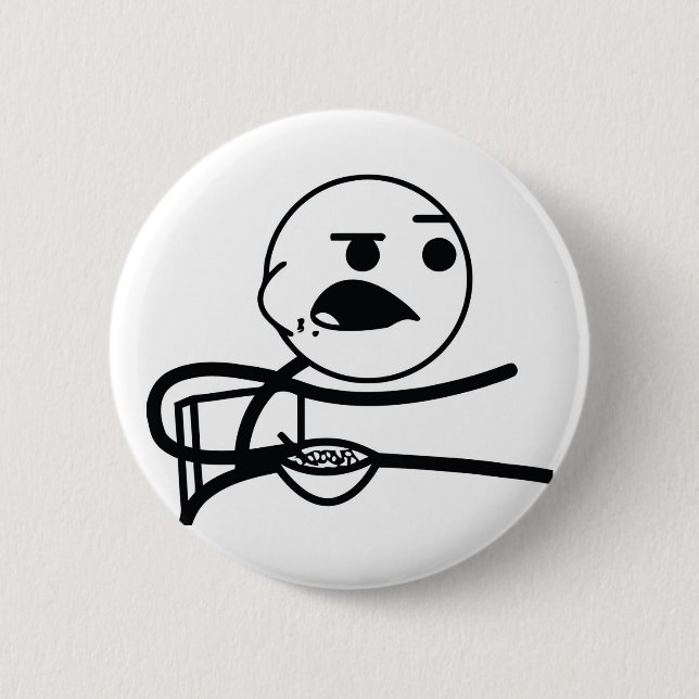 Cereal Guy 2 Inch Round Button (Front)