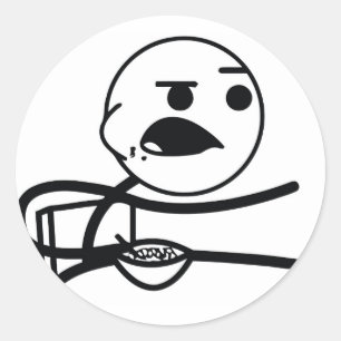 Cereal Guy Classic Round Sticker