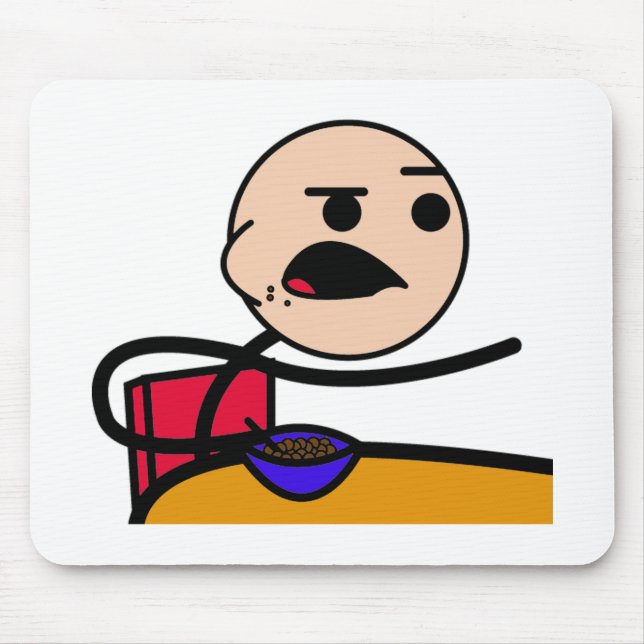 Cereal Guy in Colour! Mouse Pad (Front)