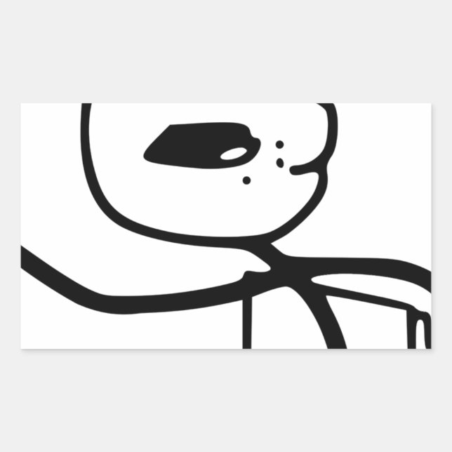 Cereal Guy Meme Sticker (Front)