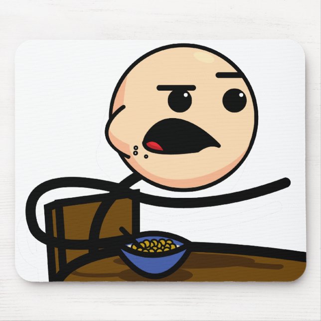 Cereal Guy mousepad (Front)