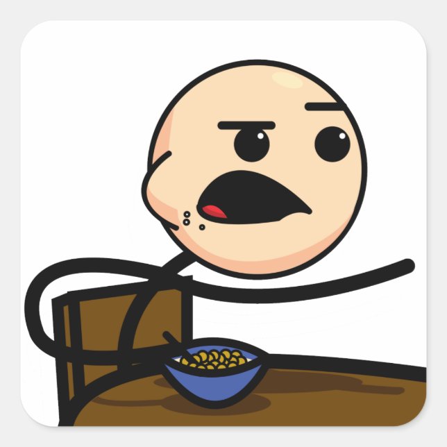 Cereal Guy sticker (Front)