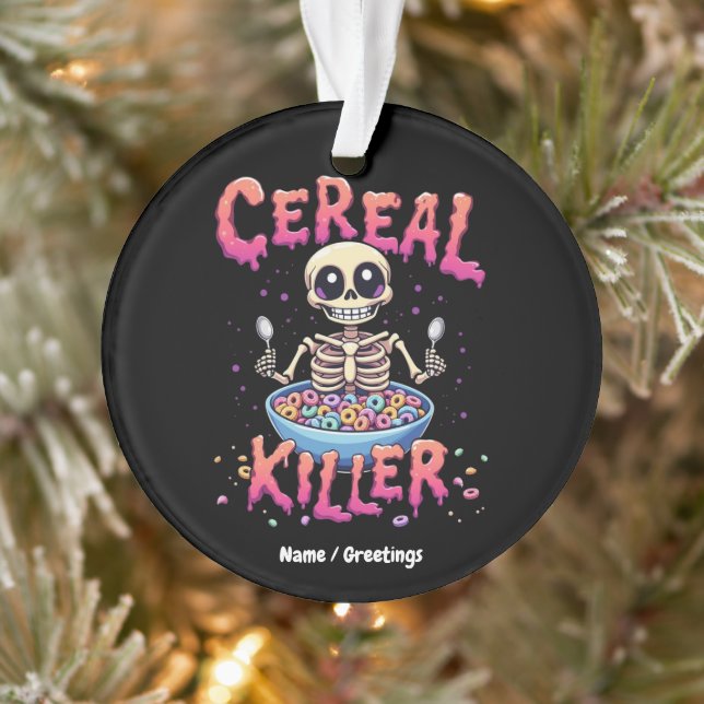 Cereal Killer Breakfast Funky Cereal Bowl Skeleton (Arbre)