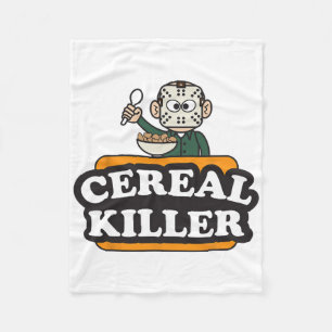 Cereal Killer Food Pun Humor Costume Fun Halloween Fleece Blanket