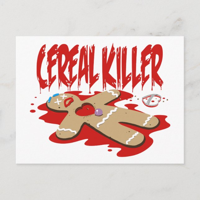 Cereal Killer Postcard (Front)