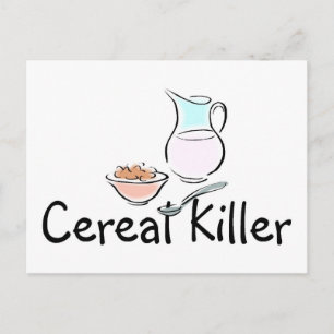 Cereal Killer Postcard