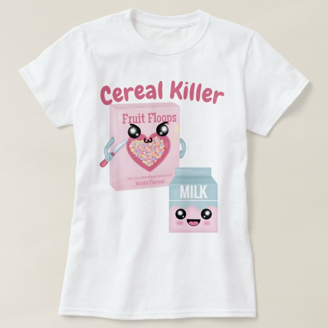 Cereal Killer T-Shirt (Design Front)