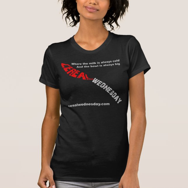 Cereal Wednesday Women's Tee (Front)