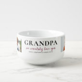 Cerealsly Love You | Grandpa's Cereal 4 Photo Bowl (Front)