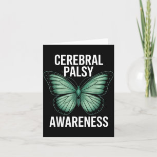 Cerebral Palsy Awareness Butterfly Suprters And Ad Card