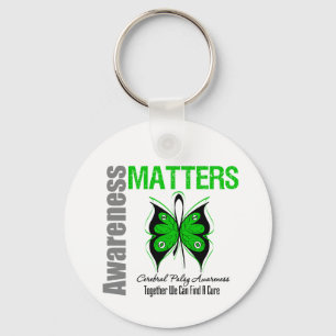 Cerebral Palsy Awareness Matters Keychain
