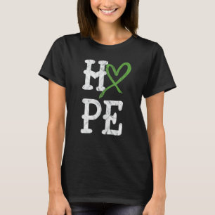 Cerebral Palsy Awareness Month Hope Vintage Brain  T-Shirt