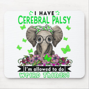 Cerebral Palsy Awareness Month Ribbon Gifts Mouse Pad