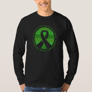 Cerebral Palsy Awareness Month Vintage Sunset Brai T-Shirt
