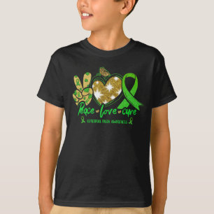 Cerebral Palsy Awareness Peace Love Cure Costume T-Shirt