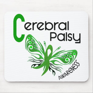 Cerebral Palsy BUTTERFLY 3 Mouse Pad