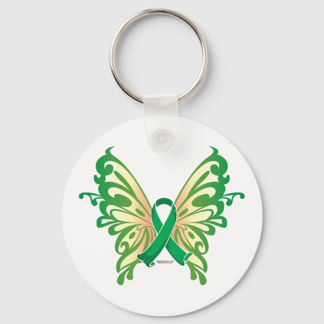 Cerebral Palsy Butterfly Keychain (Front)