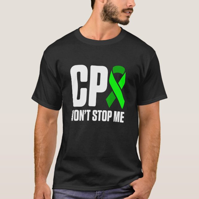 Cerebral Palsy CP Awareness Me Warrior Survivor T-Shirt (Front)