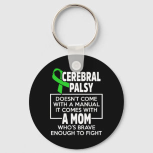 Cerebral Palsy Cp Awareness Mom Warrior Survivor  Keychain