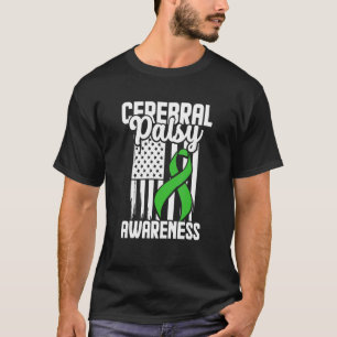 Cerebral Palsy Cp Awareness Overcoming Us Warrior  T-Shirt