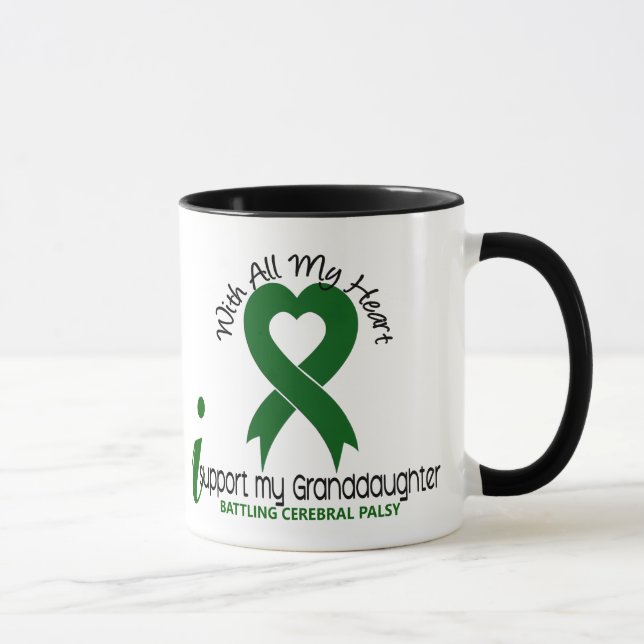 Cerebral Palsy I Support My Granddaughter Mug (Right)