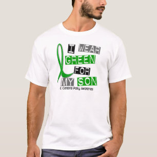 Cerebral Palsy I Wear Green For My Son 37 T-Shirt