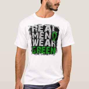 Cerebral Palsy Real Men Wear Green T-Shirt