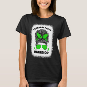 Cerebral Palsy Warrior For Women Mom Wife Cp Aware T-Shirt