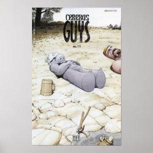 Cerebus issue #211 cover print