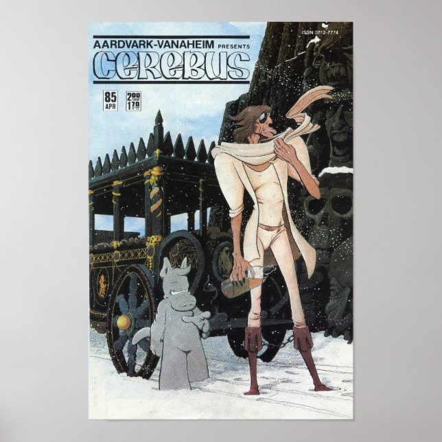 Cerebus issue #85 cover print (Front)