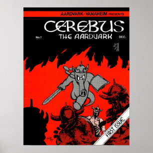Cerebus Numéro 1 - impression de couverture