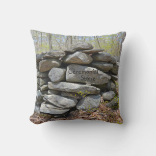 Ceremonial Stone Throw Pillow