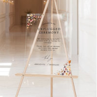 Cérémonie colorée de Mariage floral débranché