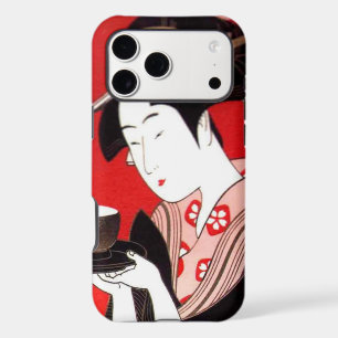 Cérémonie de service du thé par une dame japonaise