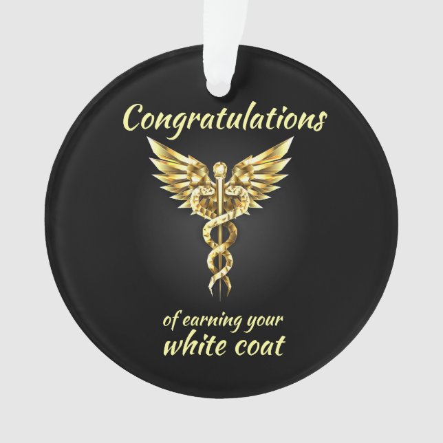 Cérémonie du manteau blanc Gold Médicale (devant)