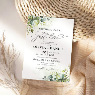 Cérémonie Mariage de verdure Invitation