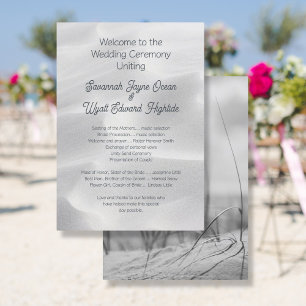 Cérémonie Mariage des dunes de plage du programme