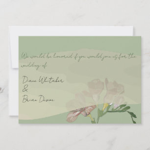 Cérémonie mariage Fresia Invitation